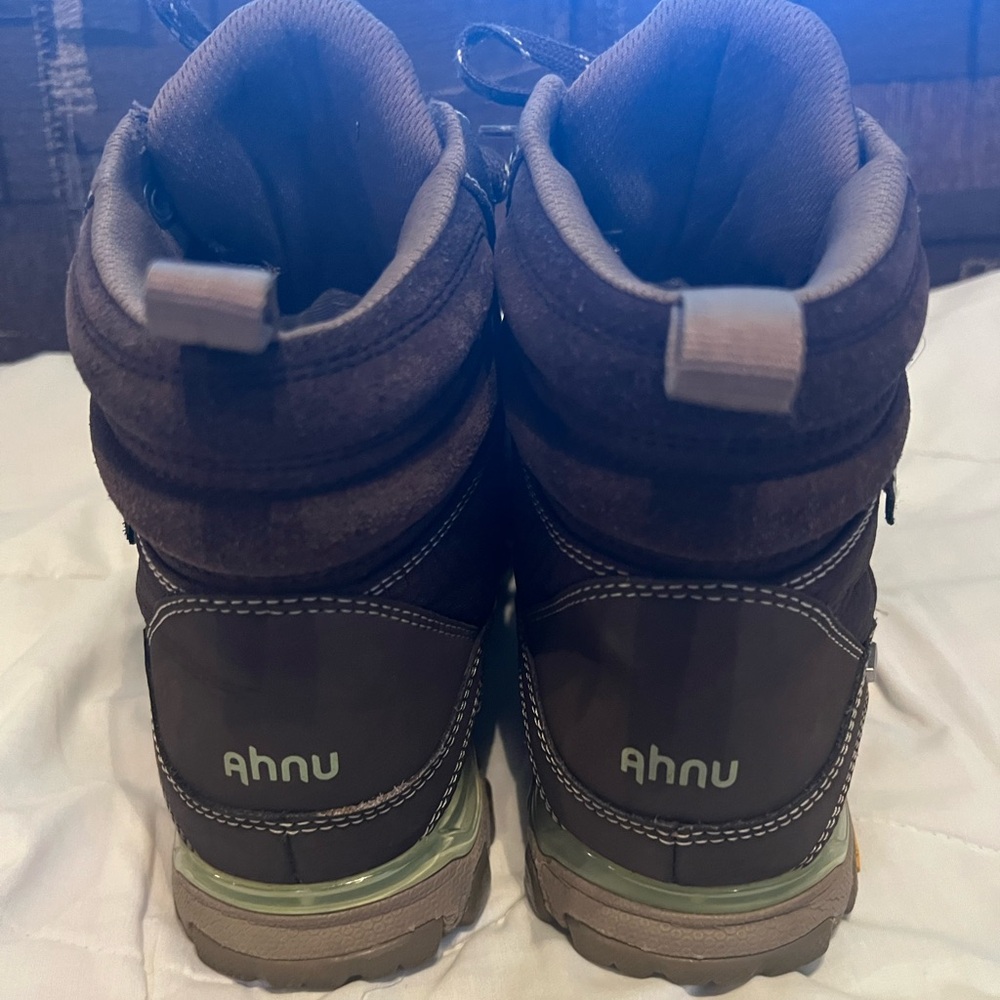 Ahnu Vibrant Women’s Dark Brown Lace-Up Boots - Picture 3 of 5